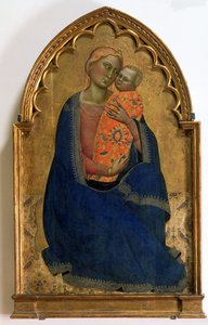 謙遜のマドンナ（パネル上のテンペラ） 作： Jacopo di Cione