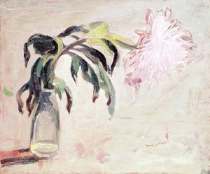 瓶の中の菊」（油彩・キャンバス） 作： Jacqueline Marval
