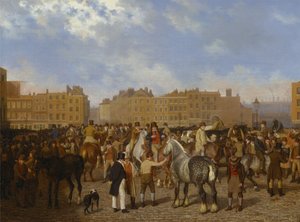 Vanha Smithfield Market 作： Jacques-Laurent Agasse