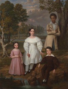 ベリゼールとフレイの子供たち 1837年頃 油彩・カンヴァス 作： Jacques (attr. to) Amans