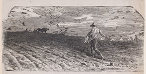 1852年頃の「The Sower」。 作： Jacques Adrien Lavieille