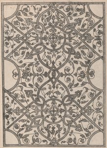 「モレスクのパッセージを含む本」の後のコピー、19 世紀。 作： Jacques Androuet Du Cerceau