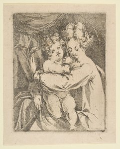マドンナとチャイルド、1612-16。 作： Jacques Bellange