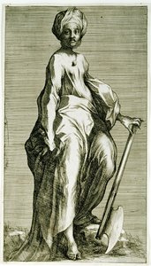 聖マティアス 1600年頃～1616年頃（エッチング＆エングレーヴィング 作： Jacques Bellange