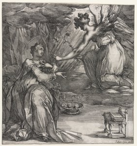 受胎告知 作： Jacques Bellange