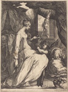 マドンナ紡績、1615年。 作： Jacques Bellange