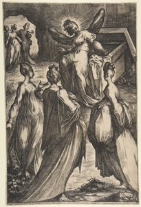 墓前の三人のマリア。 作： Jacques Bellange