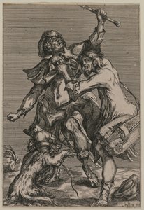 2 つの物乞いの戦い 作： Jacques Bellange
