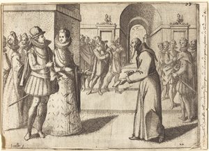 バイエルン国王の感謝を伝えるカプチーニ [直訳] 作： Jacques Callot