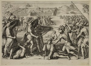 骨の強い前進の攻撃 作： Jacques Callot