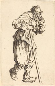 棒を持った物乞い 作： Jacques Callot