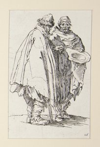 The Beggars の盲人とその仲間 (L 作： Jacques Callot