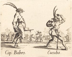 キャップ。 バベオとクキューバ、c。 1622年。 作： Jacques Callot