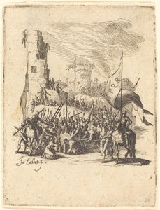 十字架を背負うキリスト 作： Jacques Callot