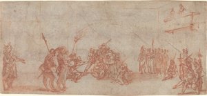 いばらの冠をかぶったキリスト 作： Jacques Callot