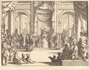 医者と論争するキリスト 作： Jacques Callot