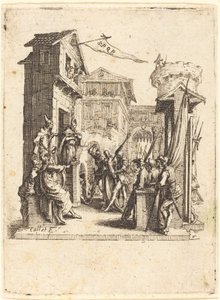 カイアファの前のキリスト、1624-1625年頃。