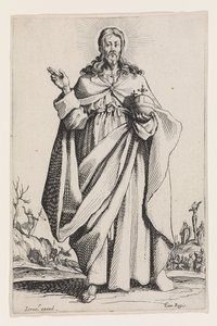 レグランアポトレス（大使徒）のキリスト、1631 作： Jacques Callot