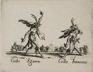 バッリ・ディ・スフェッサニアよりチチョ・スガーラ - コロ・フランシスコ、プレート6 作： Jacques Callot