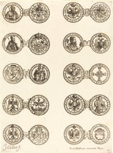 コーナー［プレート6］。 作： Jacques Callot
