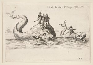 喧嘩？ ラ バリエール、MM の入り口。 ヴァルンコート、タイロン、マリモントの 作： Jacques Callot