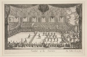 喧嘩？ 障壁、戦い 作： Jacques Callot
