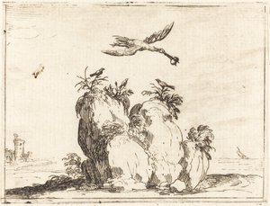 クレーン飛行 作： Jacques Callot