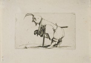 Varie Figure Gobbi の帽子をかぶった不具者 作： Jacques Callot