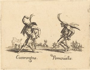 クコロンナとペルヌアラ 作： Jacques Callot