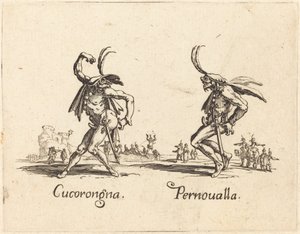 クコロンナとペルヌアラ 作： Jacques Callot