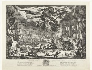 聖アントニウスの誘惑 作： Jacques Callot