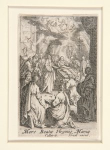 処女の死、いいえ。 11 聖母の生涯より 作： Jacques Callot