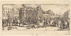 修道院の破壊 作： Jacques Callot