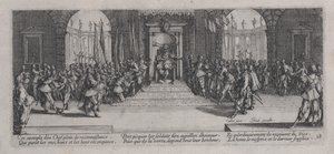 「戦争の悲惨さ」からの報酬の分配（Distribution des recompenses） 作： Jacques Callot