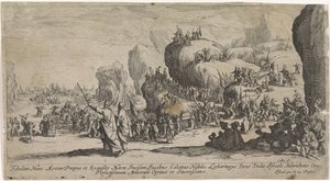 紅海を渡る 作： Jacques Callot