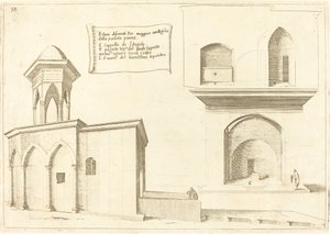 聖墳墓教会の立面図 作： Jacques Callot