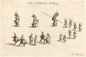 M. de Macey の入場、1627 年。 作： Jacques Callot