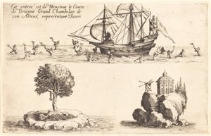 M. le Comte de Brionne、ジェイソンを代表する殿下の大侍従の入場、1627年。 作： Jacques Callot