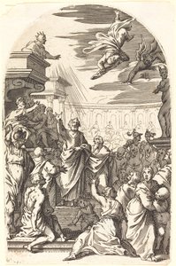 魔術師シモンの陥落 作： Jacques Callot