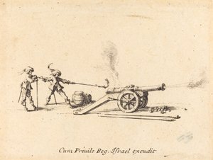 大砲を発射する 作： Jacques Callot