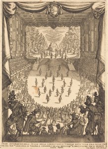 最初の間奏曲、1617年。 作： Jacques Callot