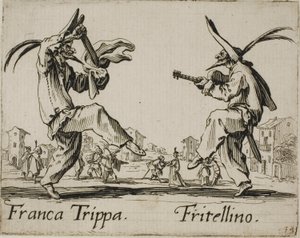フランカ・トリッパ - フリテッリーノ、バッリ・ディ・スフェッサニアよりプレート23 作： Jacques Callot