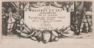 『戦争の大惨事』の口絵 作： Jacques Callot