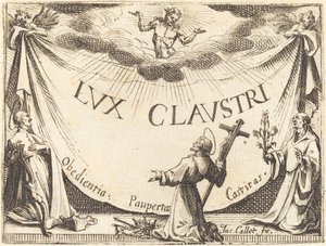 「回廊の光」の口絵 作： Jacques Callot