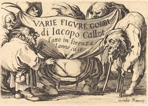 「さまざまな姿のゴッビ」の口絵 作： Jacques Callot