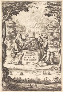 神聖なコスモロギアの口絵 (占星術師のタイトル) 作： Jacques Callot
