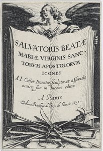 Les GrandsApôtres（The Large Apostles）の前絵、1631 作： Jacques Callot