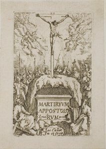 扉絵（『使徒たちの殉教』より 作： Jacques Callot