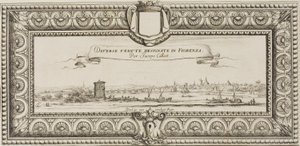 フィレンツェでデザインされたさまざまなシーンからの口絵 作： Jacques Callot