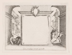 シリーズ La vie de l の口絵 作： Jacques Callot